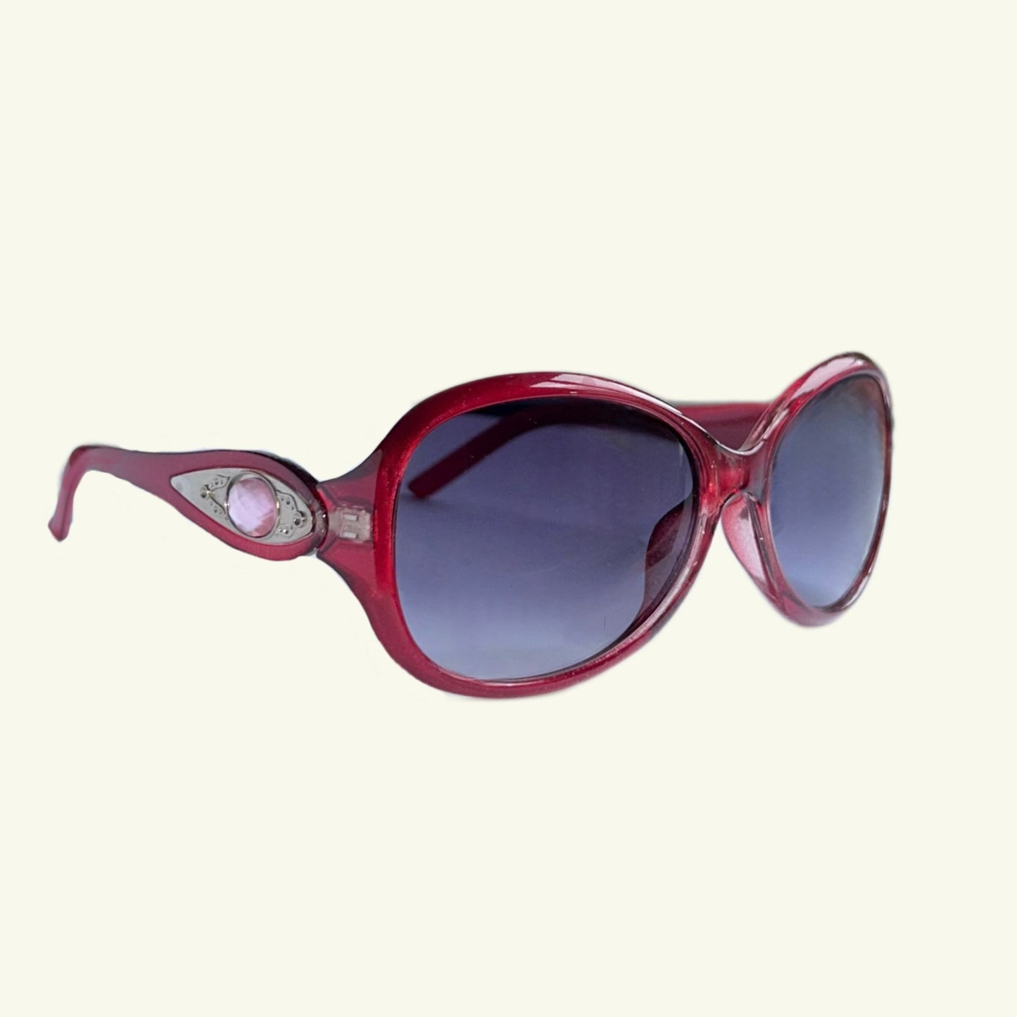 Okulary bordowo- różowe - SELLING A SOULOkularyKolekcja Stała