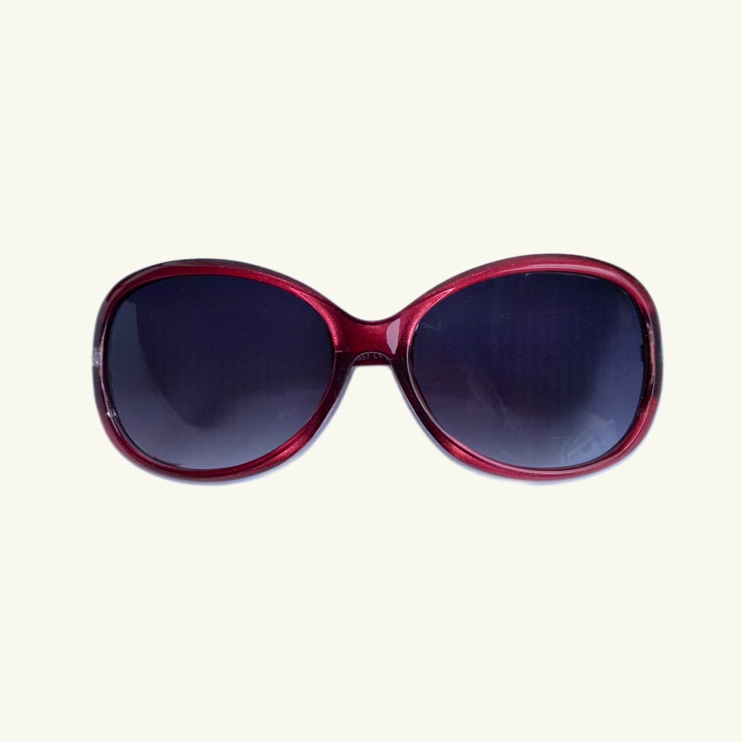 Okulary bordowo- różowe - SELLING A SOULOkularyKolekcja Stała