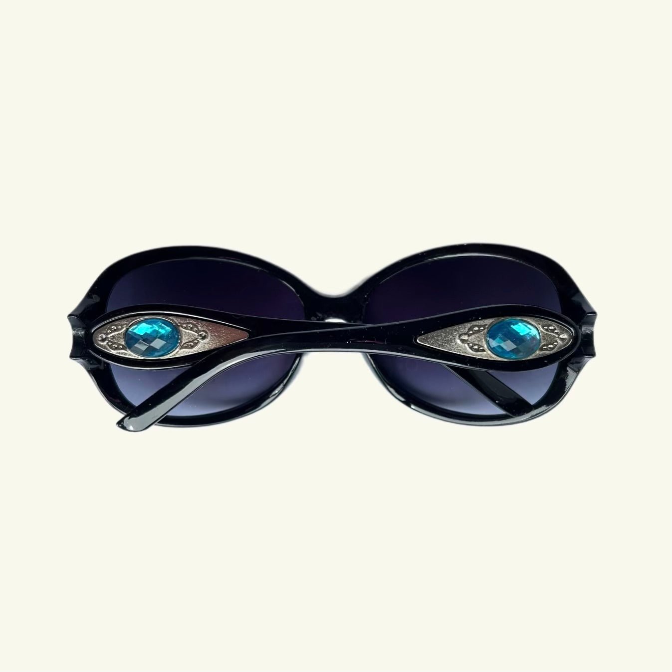 Okulary czarno-niebieskie - SELLING A SOULOkularyKolekcja Stała