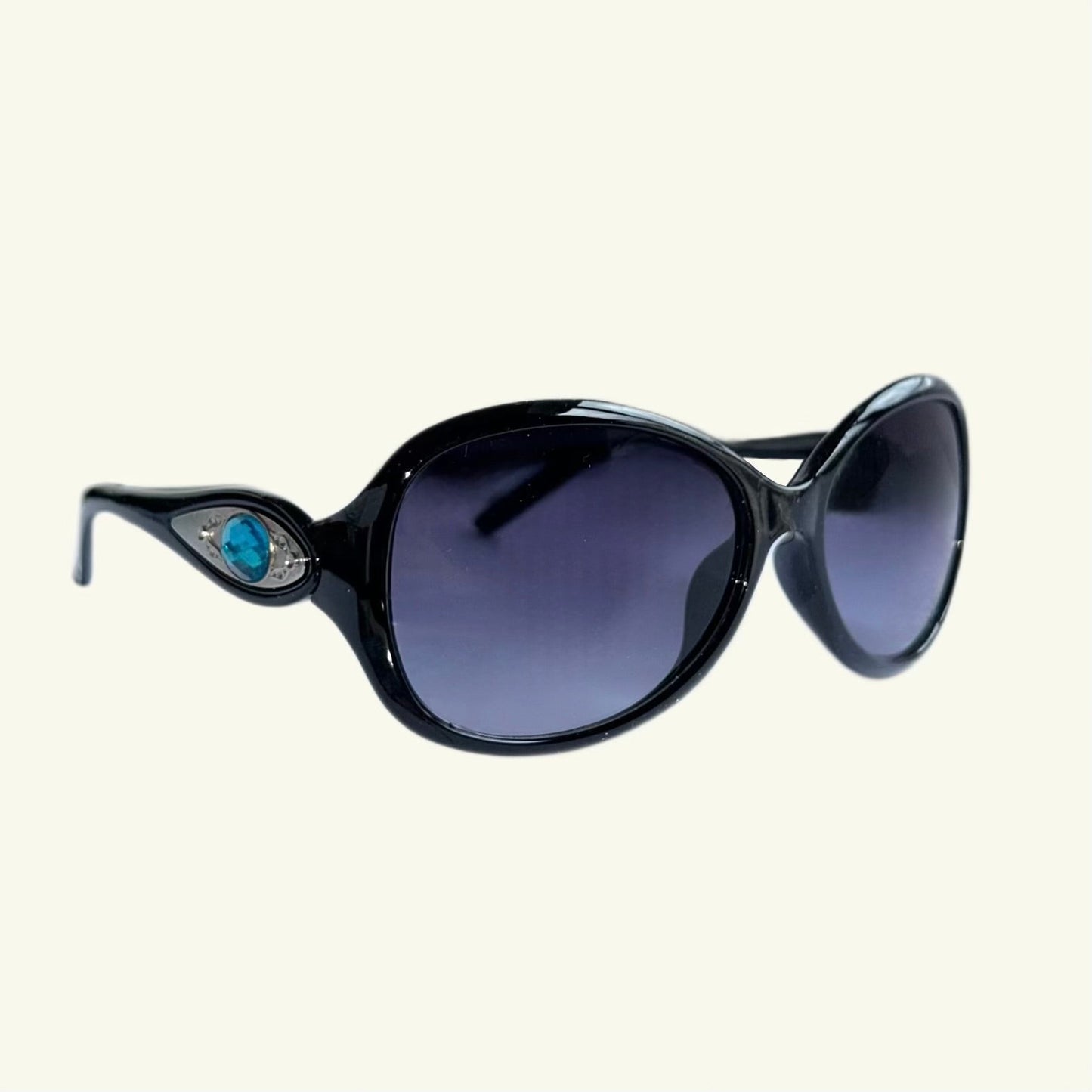 Okulary czarno-niebieskie - SELLING A SOULOkularyKolekcja Stała