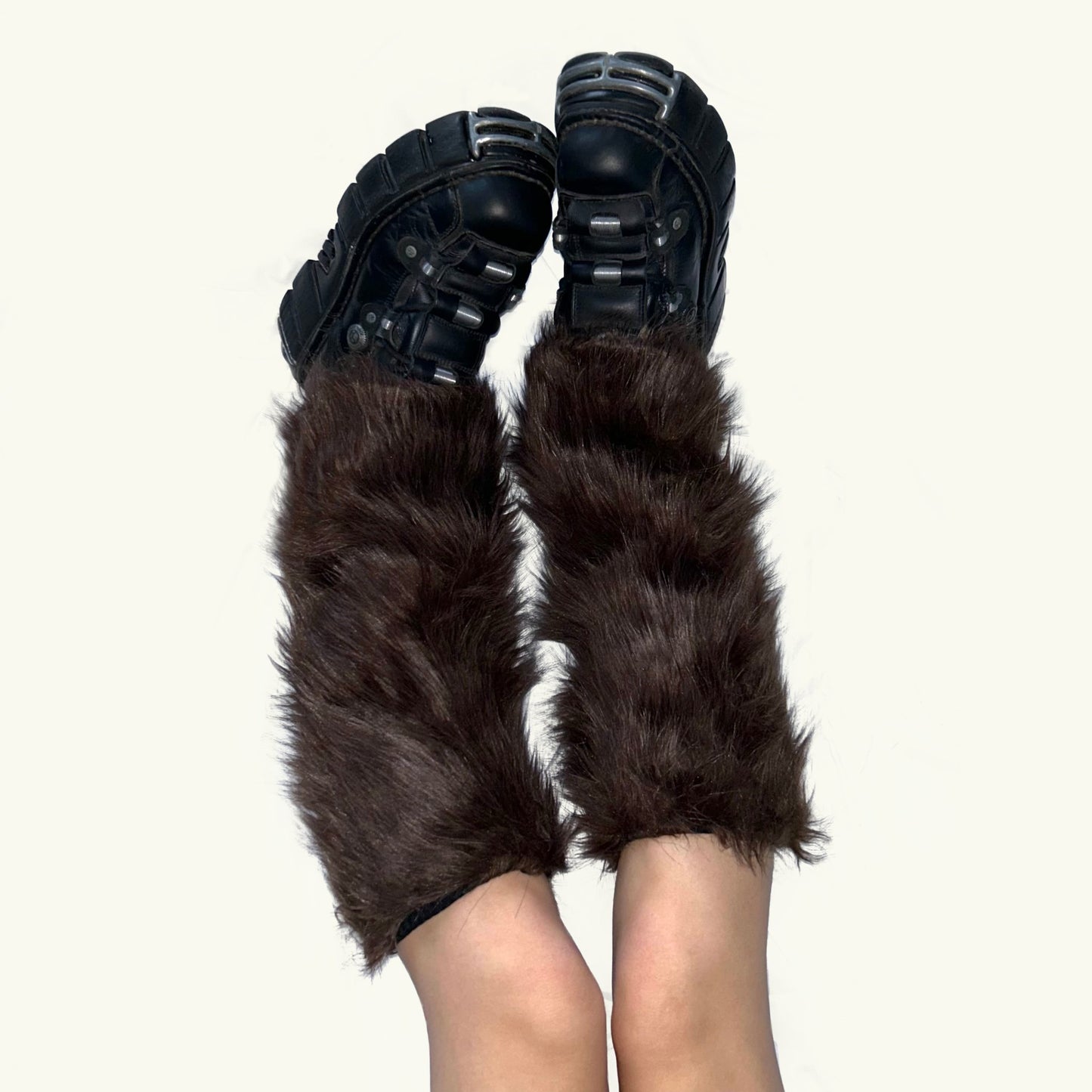 Ocieplacze Futrzane - Ciemny Brąz - SELLING A SOULOcieplaczeSELLING A SOUL